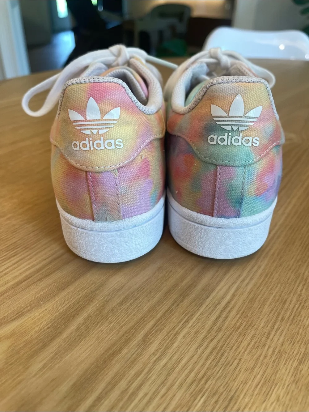 Adidas Women's Pastel Tie-Dye Superstar Sneakers - 7.5 LKN